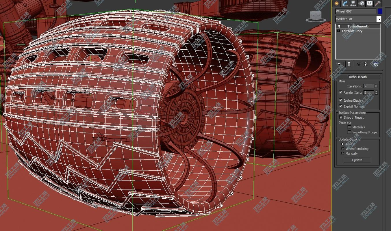 images/goods_img/2021040161/Curiosity Rover Mars, Realistic 3d model with materials and scene/4.jpg